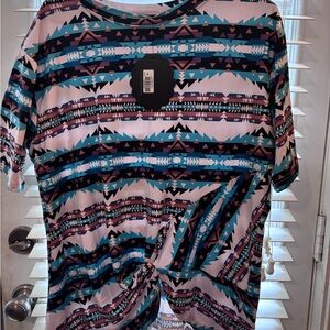 Crazy Train Black and Blue Graphic T-Shirt